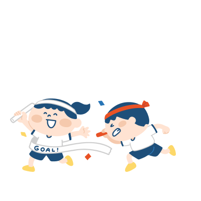 運動会のイラスト